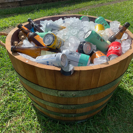 Wine Barrels For Hire - Esky Bucket - Beverage Cooler